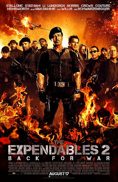 The Expendables 2 movie poster