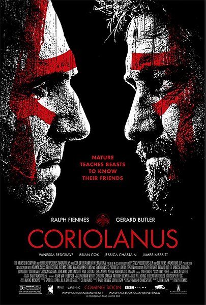 coriolanus movie poster