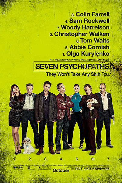 Seven Psychopaths movie poster