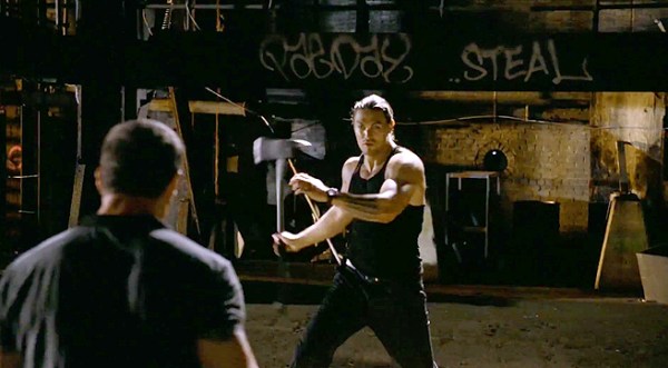 Bullet to the head axe fight