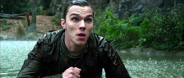 Jack the Giant Slayer Nicolas Hoult looking shocked