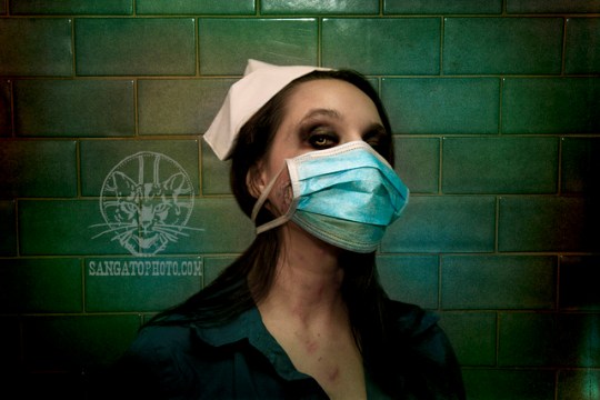 demon nurse masked