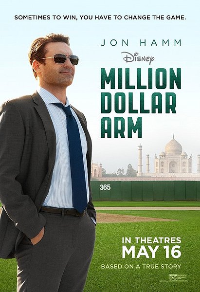 million dollar arm movie poster