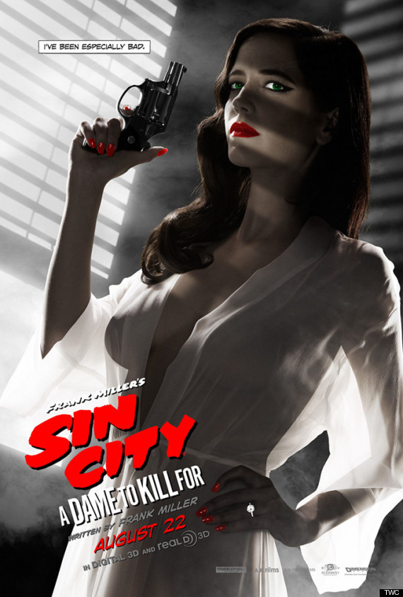 eva green sin city 2 movie poster