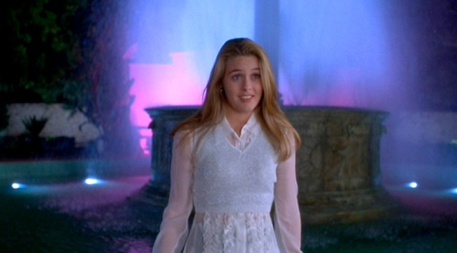 clueless fountain scene - cher