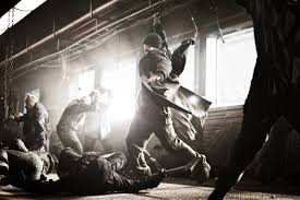 Snowpiercer train fight