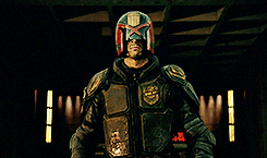Dredd walking gif