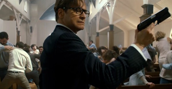 Kingsman church fight