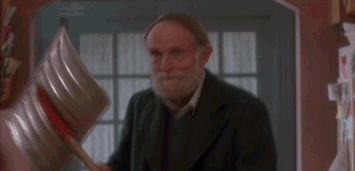 Home Alone shovel gif